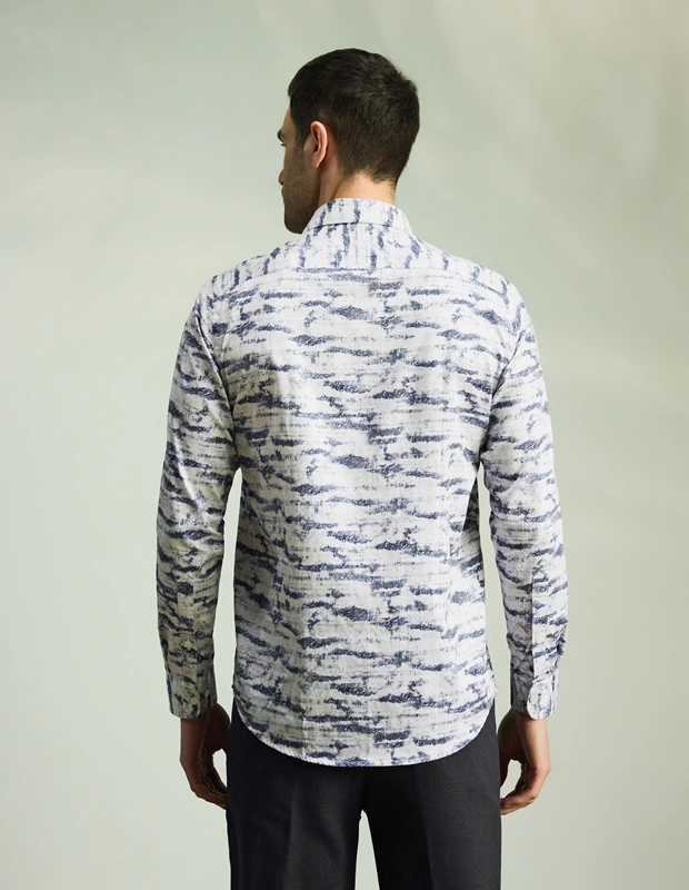 Marble Moss Cotton Shirt